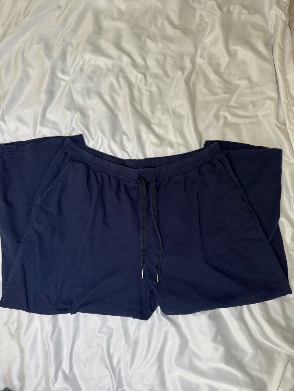 Woman Within Navy Drawstring Jogger Pants